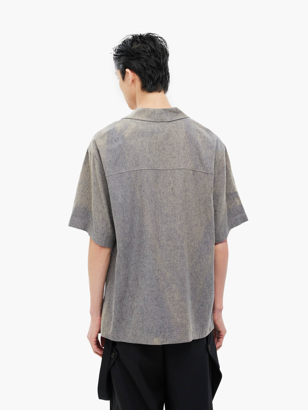 Jiyong Kim - Sun-Bleached Tailored Collar Shirt (Grey) product image 7 | TRAB K-Fashion Australia