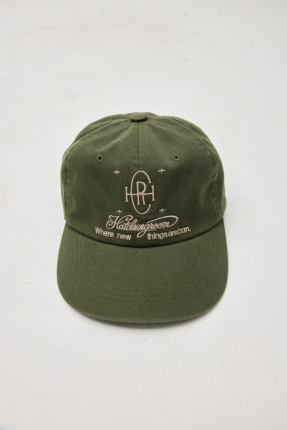 Hatchingroom - Logo Cap (Washed Khaki) product image 2 | TRAB K-Fashion Australia