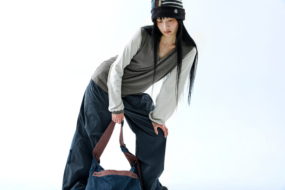 Coyseio - Lace Cotton Pants (Navy) product image 4 | TRAB K-Fashion Australia