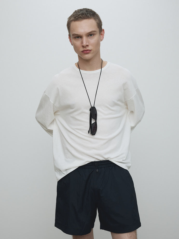 Tonywack - Drawstring Tech Shorts (Dark Navy) product image 1 | TRAB K-Fashion Australia