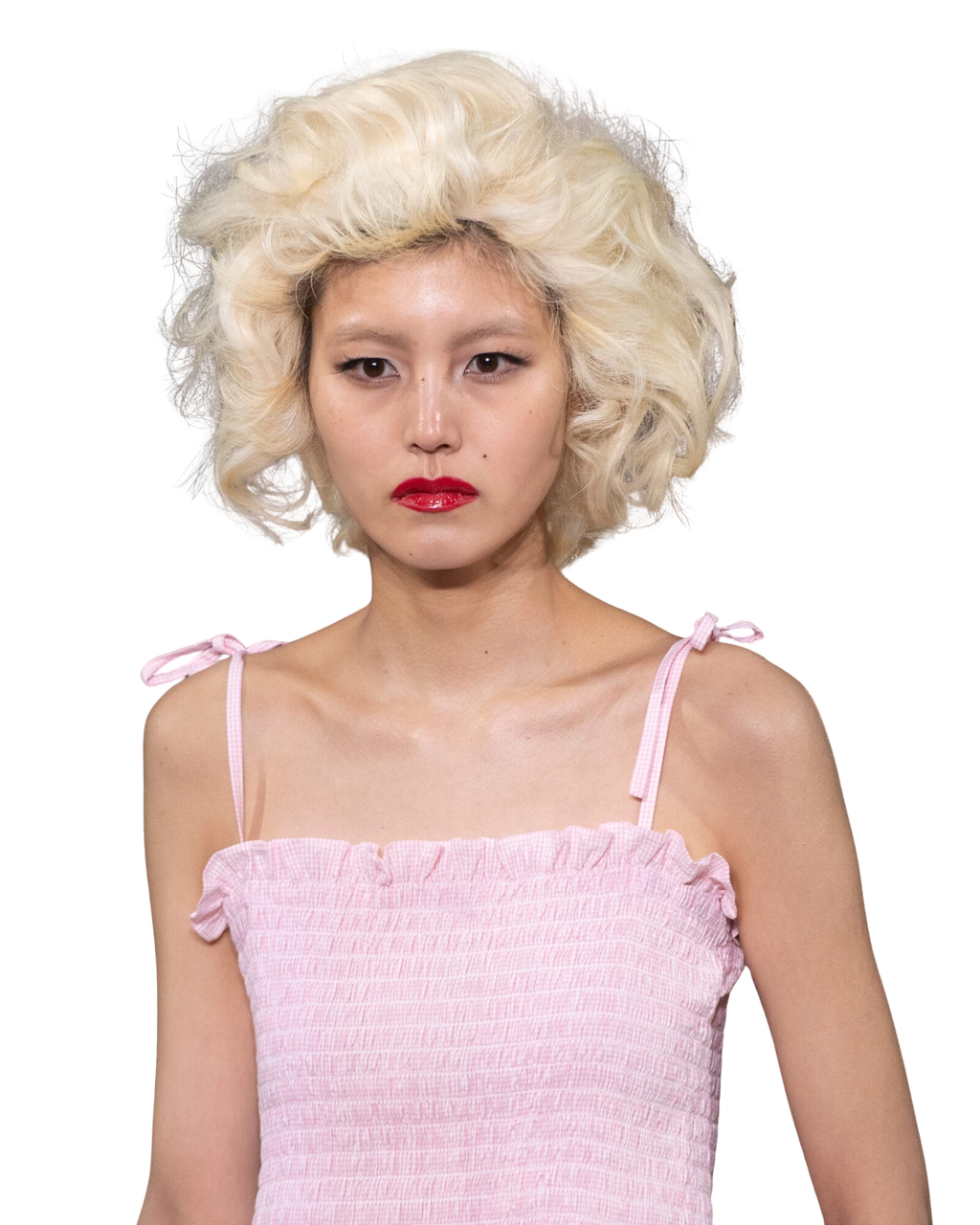 Kimhe Kim - Seersucker Smoked Top (Pink) product image 5 | TRAB K-Fashion Australia