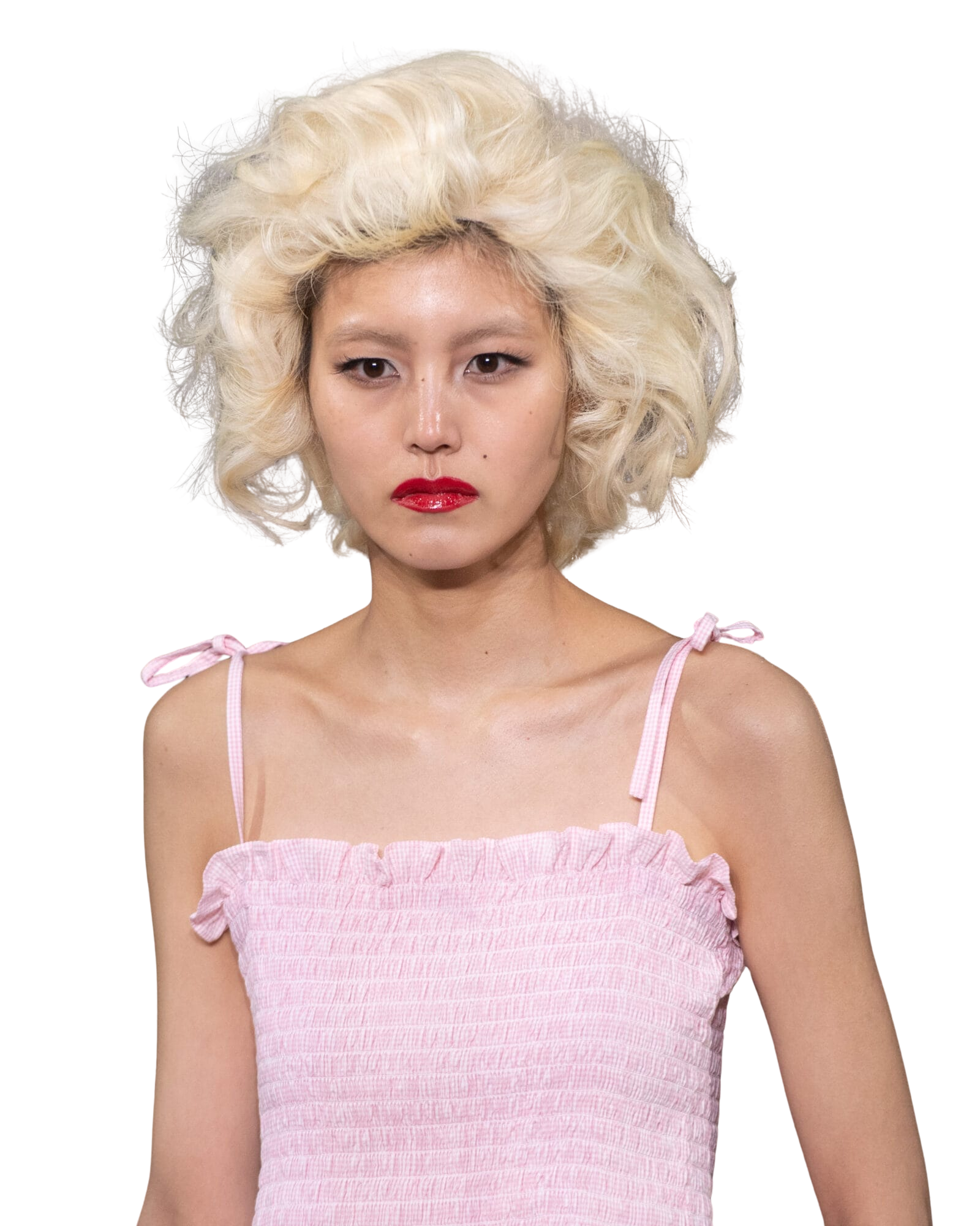 Kimhe Kim - Seersucker Smoked Top (Pink) product image 5 | TRAB K-Fashion Australia
