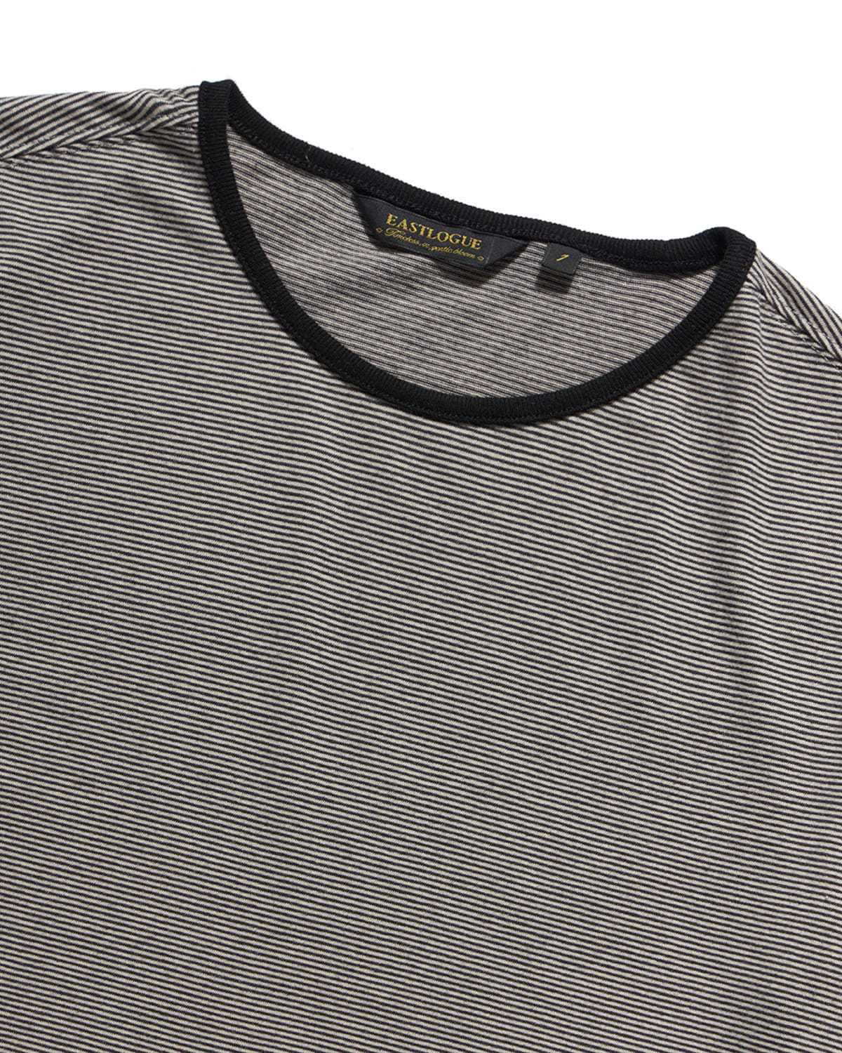 Eastlogue - Ringer Half T-shirts (Black Stripe & Black) product image 3 | TRAB K-Fashion Australia