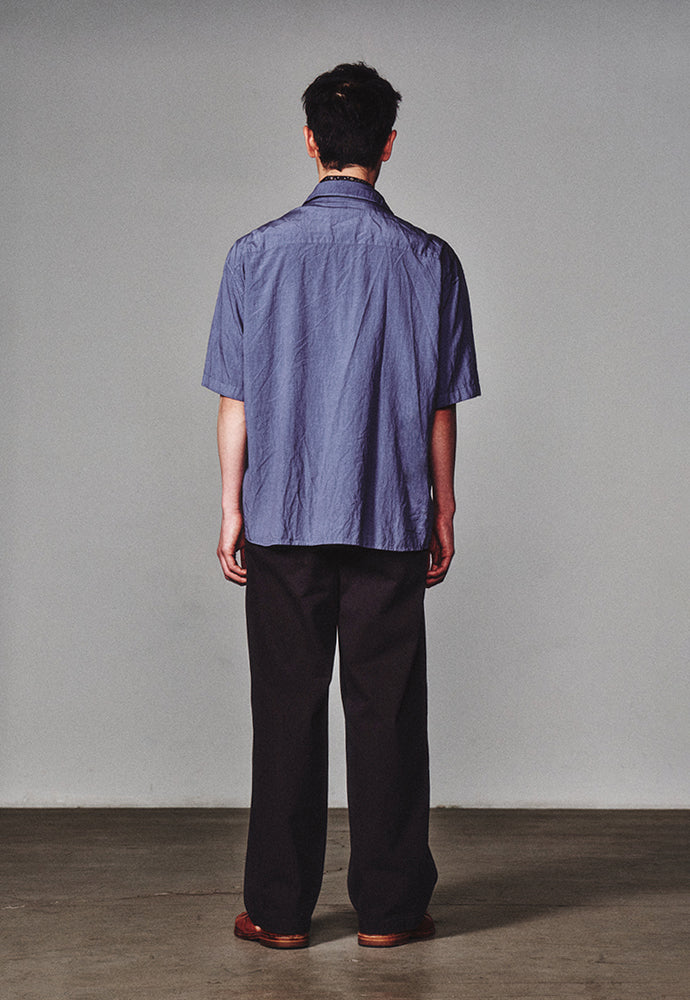 Art if acts - Garment Dyed Two Pocket Half Shirt (French Blue) product image 4 | TRAB K-Fashion Australia