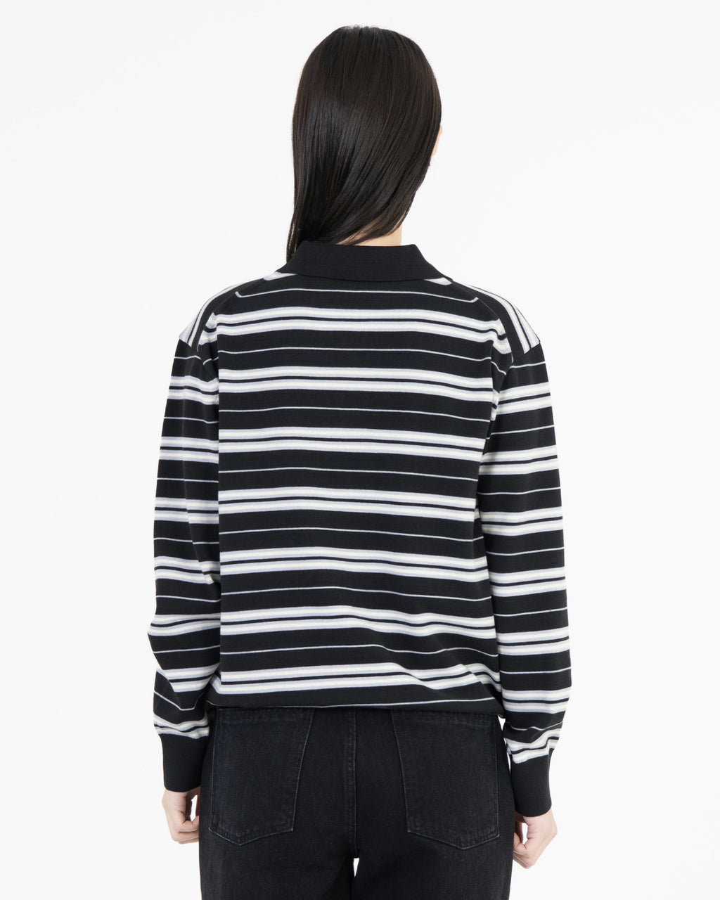 Brownyard - Stripe Knit Pique (Navy) product image 3 | TRAB K-Fashion Australia