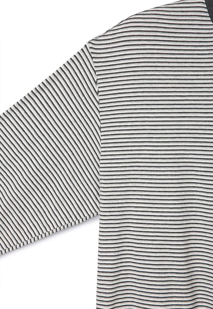 Art if acts - Washed Stripe Long Sleeve (Charcoal) product image 9 | TRAB K-Fashion Australia