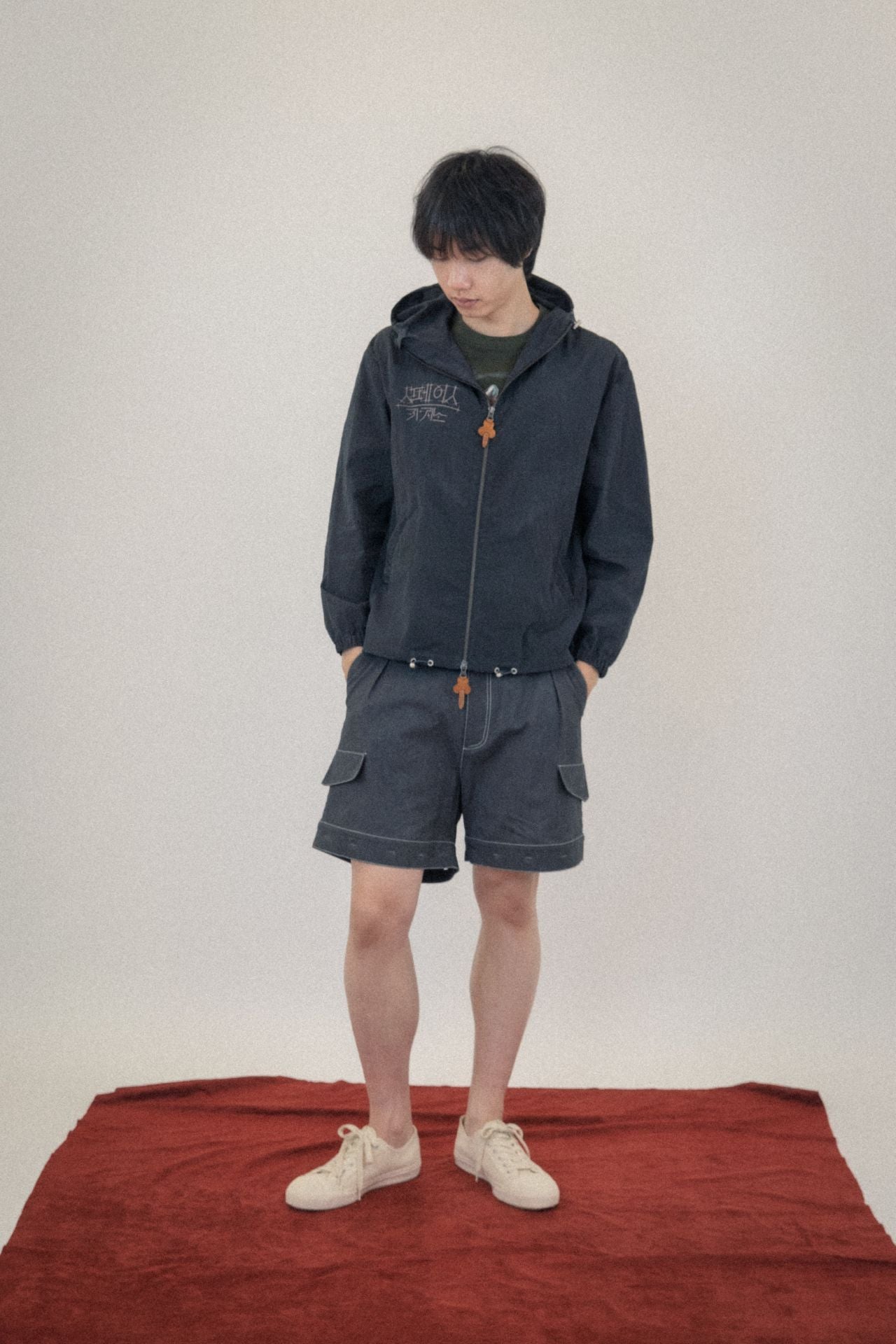 Ioedle - Zero Gravity Casino Windbreaker (Olive) product image 9 | TRAB K-Fashion Australia