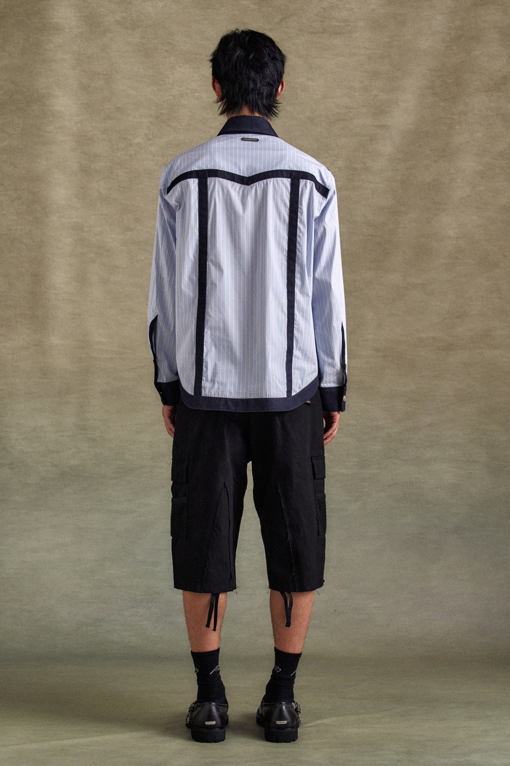 Andersson Bell - Depot Cotton Cargo Shorts (Black) product image 9 | TRAB K-Fashion Australia