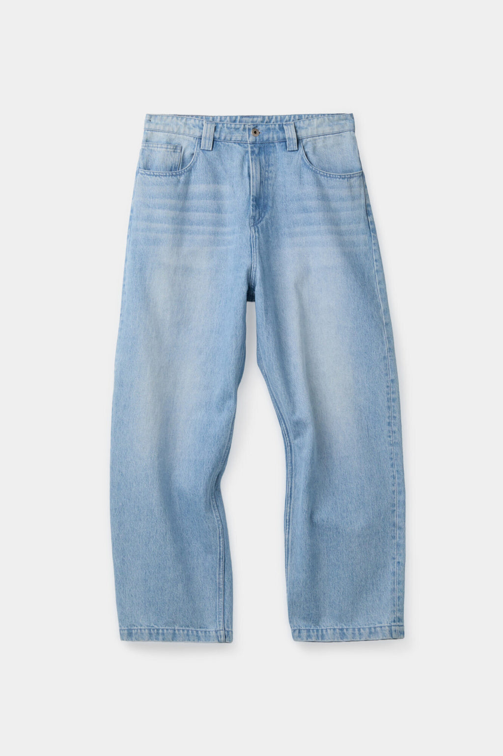 Coor - Ice Blue Washed Baggy Fit Jeans (Ice Blue) product image 1 | TRAB K-Fashion Australia