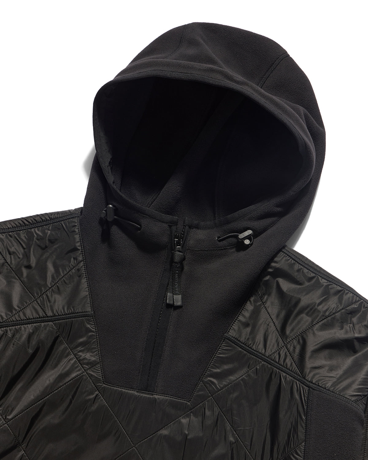 Eastlogue - Quilted Mixed Pullover (Black) product image 7 | TRAB K-Fashion Australia