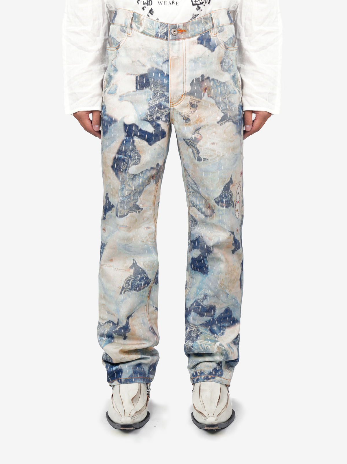 Juntae Kim - Boro Denim Trousers product image 1 | TRAB K-Fashion Australia