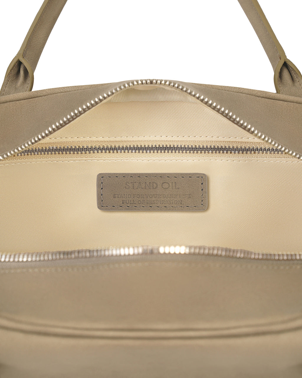 Stand Oil - Square Bowling Bag (Taupe) product image 10 | TRAB K-Fashion Australia