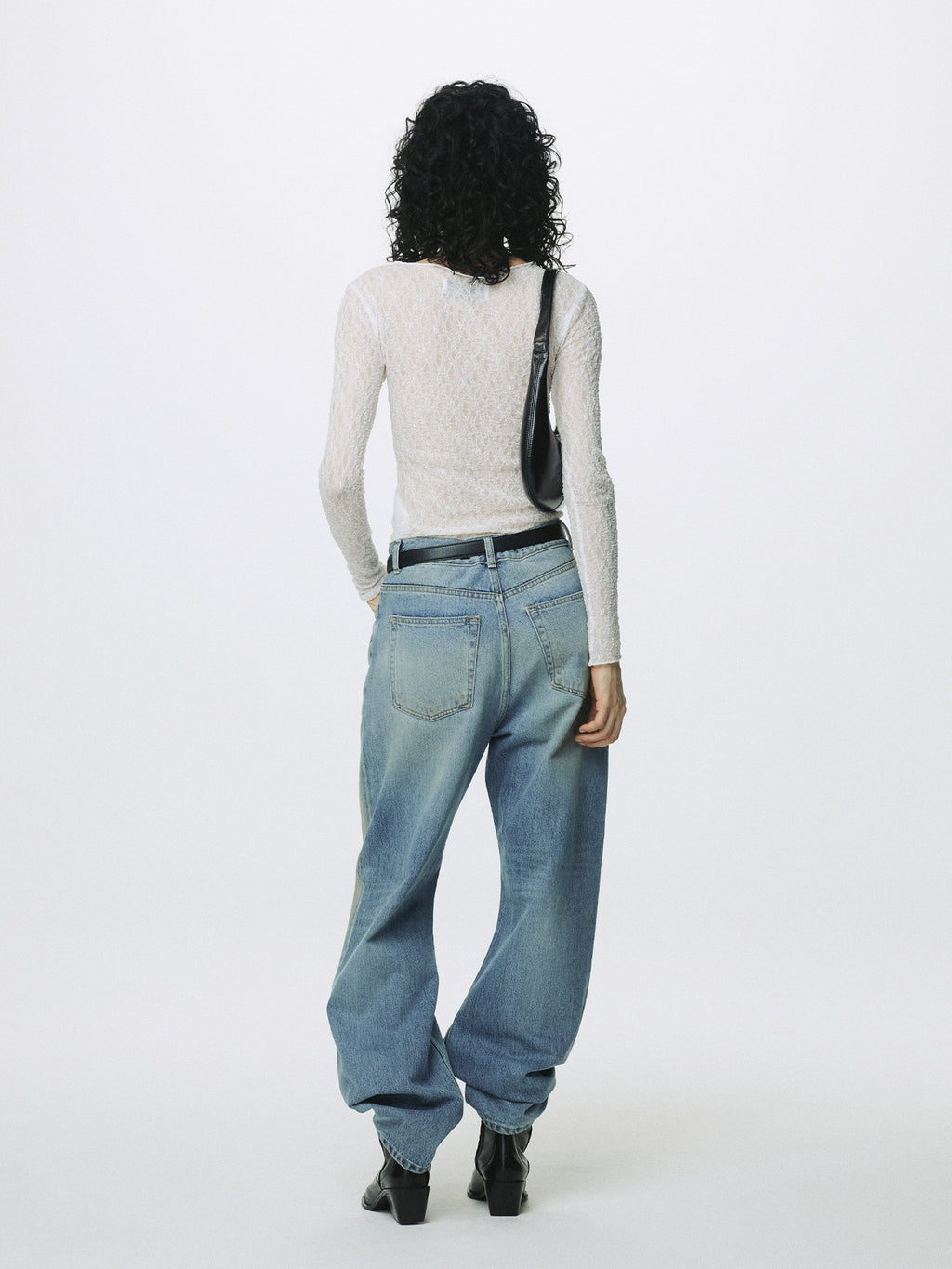 Tonywack - Lace Long Sleeve Top (Off White) product image 4 | TRAB K-Fashion Australia