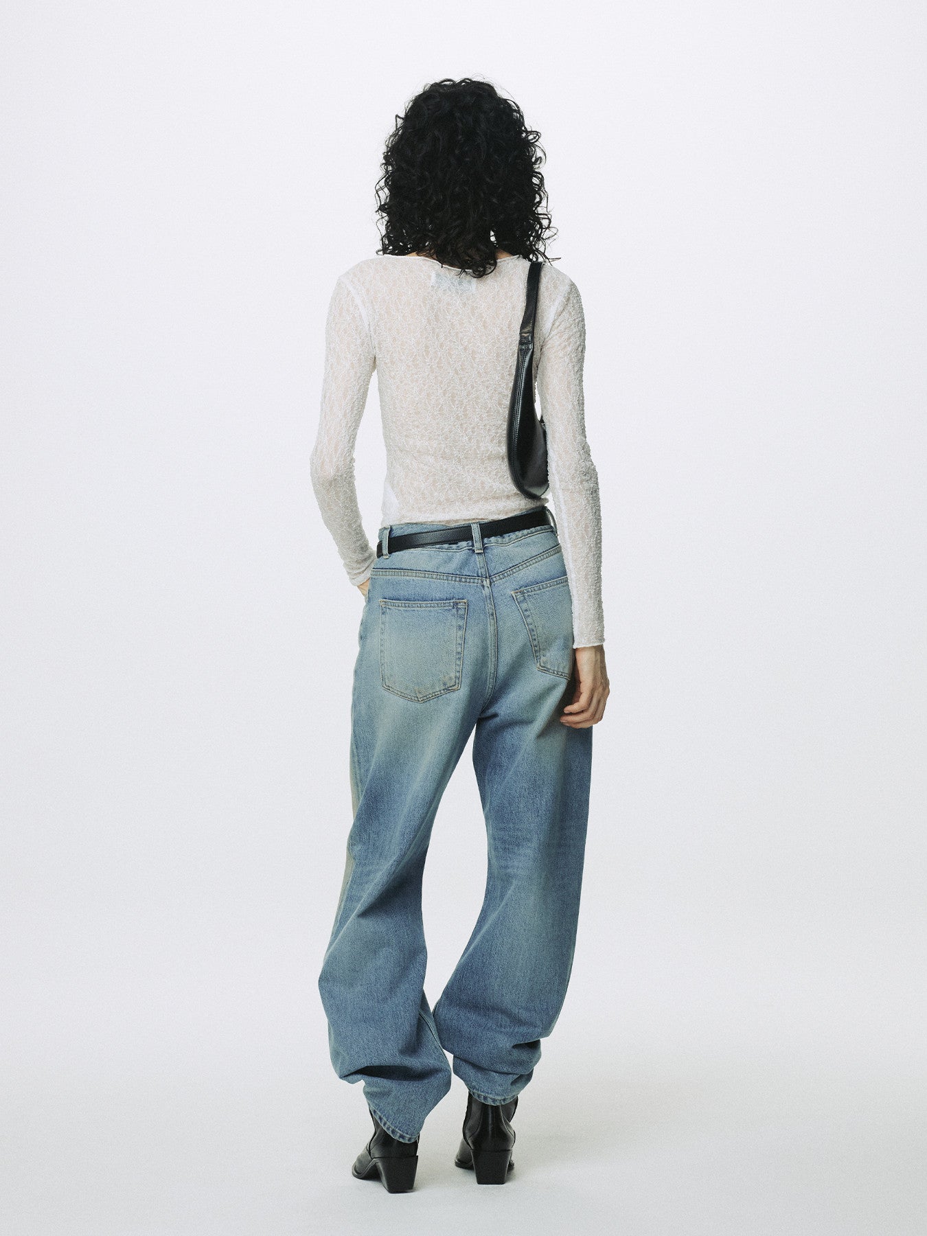 Tonywack - Lace Long Sleeve Top (Off White) product image 4 | TRAB K-Fashion Australia