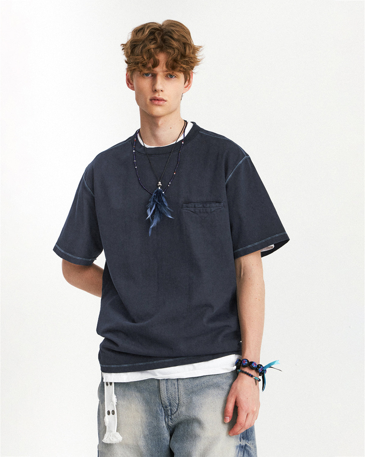 Eastlogue - Cpo T-shirts (Navy) product image 3 | TRAB K-Fashion Australia