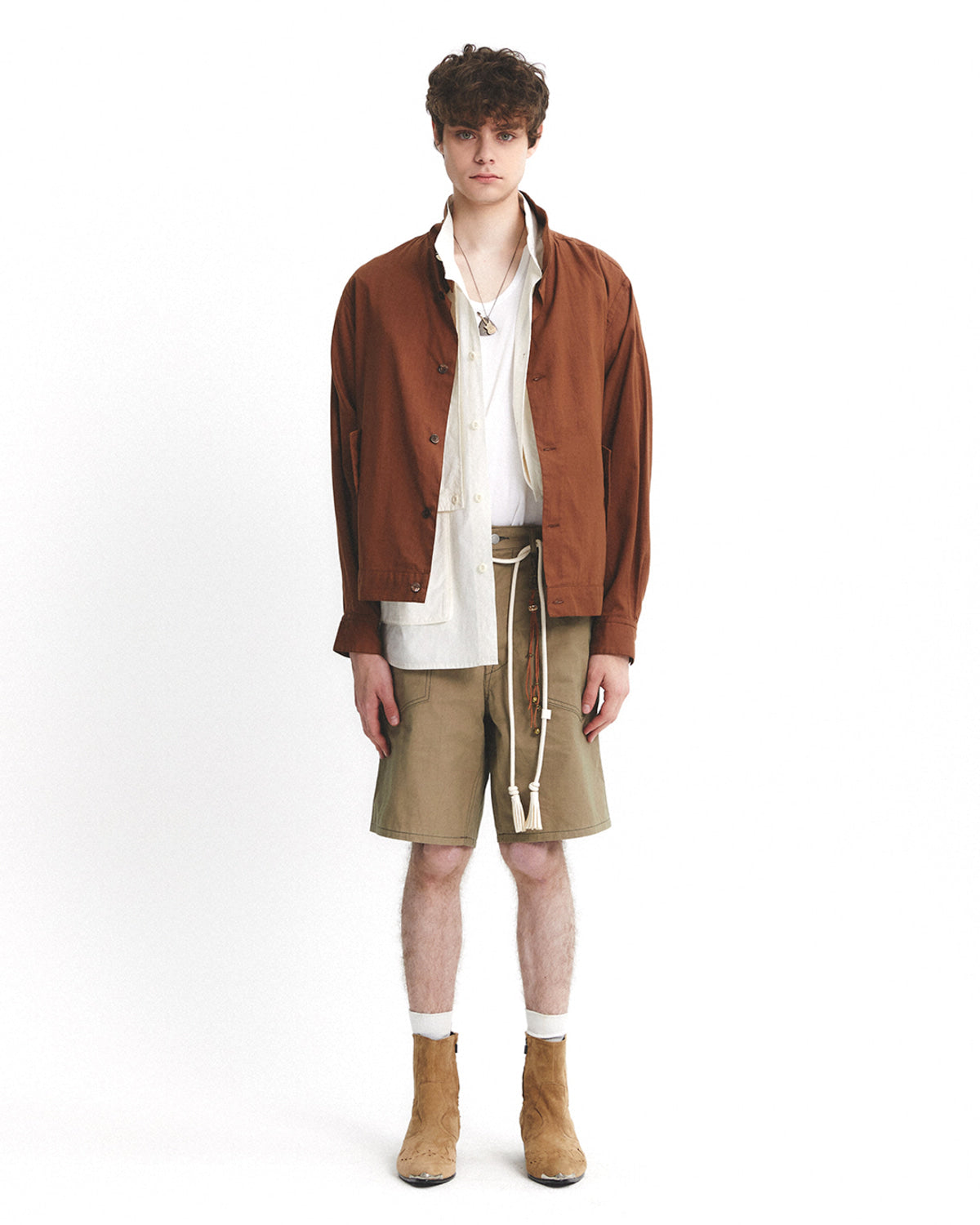 Eastlogue - Light Weather Harrington Jacket (Brown) product image 1 | TRAB K-Fashion Australia