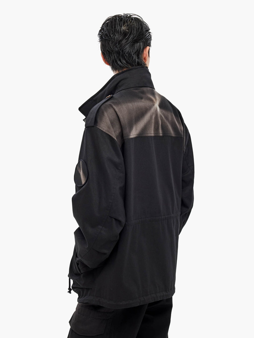 Jiyong Kim - Sun-Bleached Field Jacket (Black) product image 7 | TRAB K-Fashion Australia
