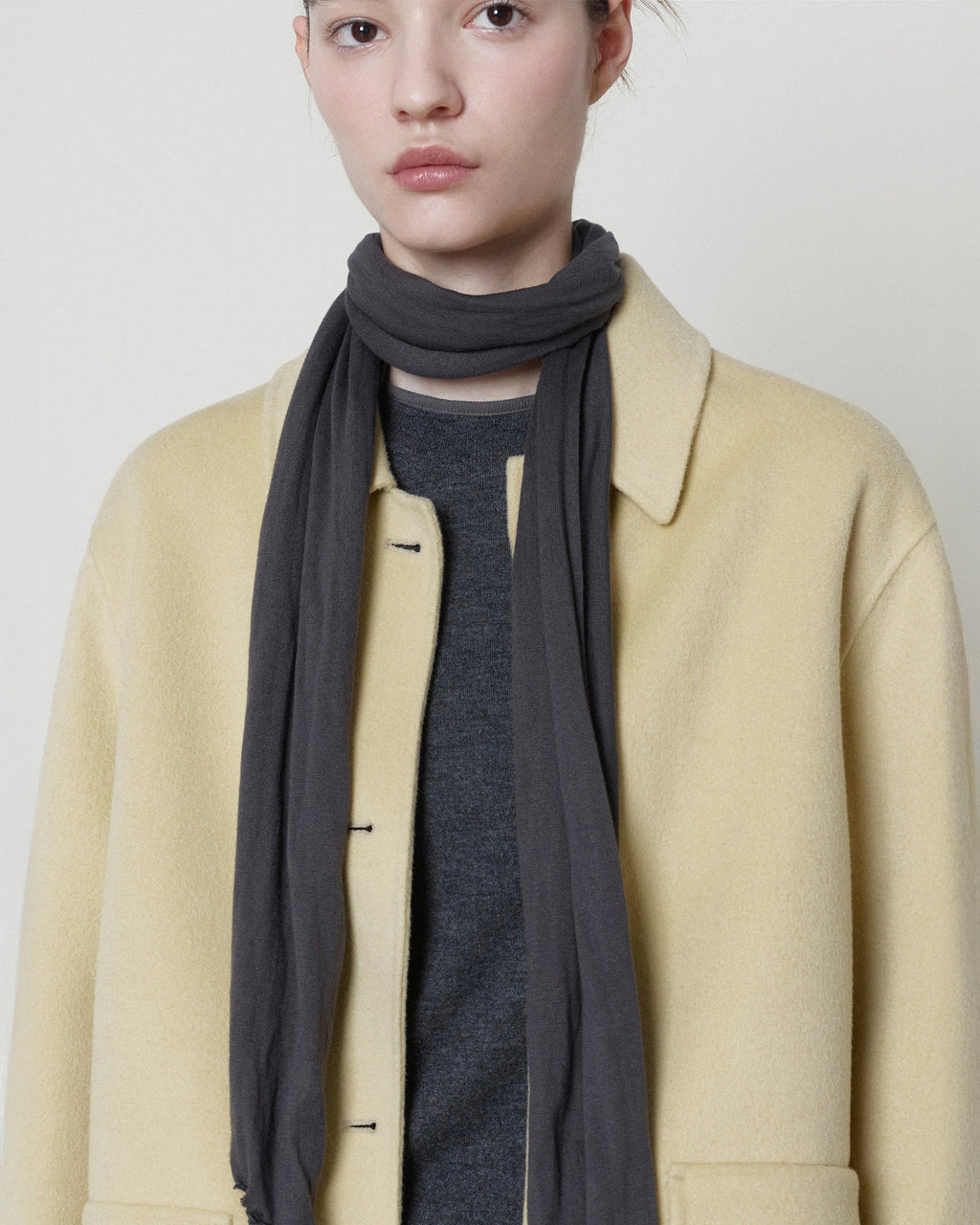 Brownyard - Handmade Half Coat (Light Beige) product image 4 | TRAB K-Fashion Australia