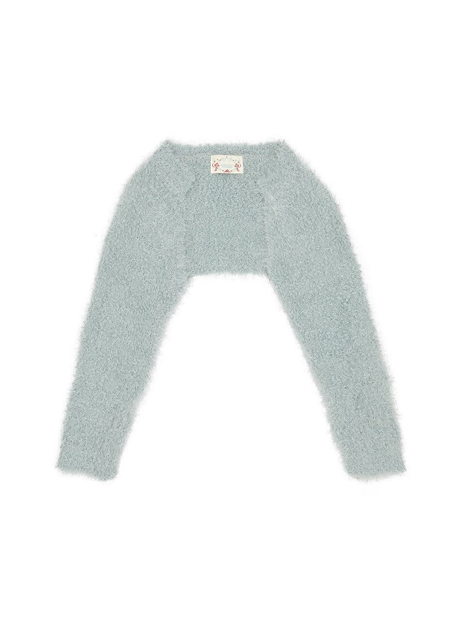 Margarin Fingers - Pom Pom Knit Bolero (powder Blue) product image 2 | TRAB K-Fashion Australia