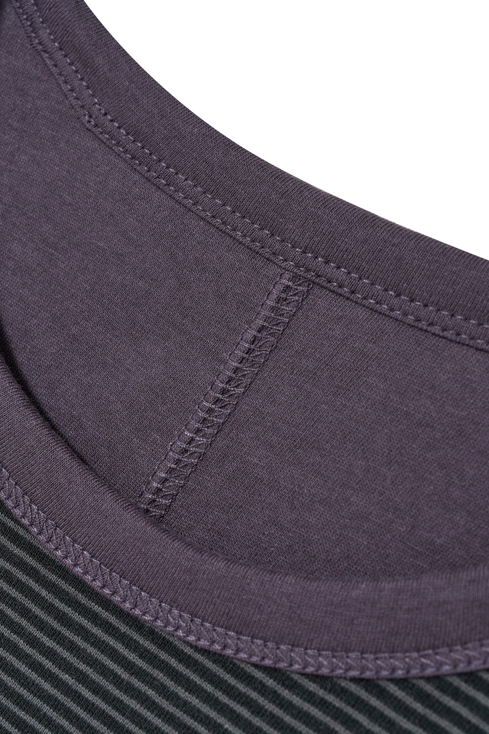 Hatchingroom - Two Face Stripe Tee 1/2 Purple (Charcoal) product image 8 | TRAB K-Fashion Australia