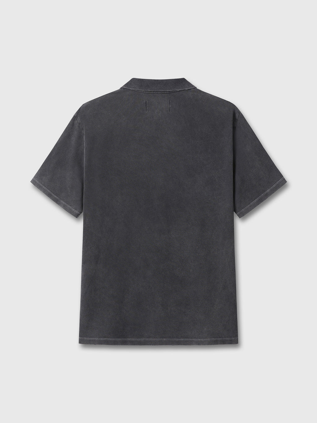 Tonywack - Garment Dyed Distressed Piqué Polo (Faded Black) product image 8 | TRAB K-Fashion Australia