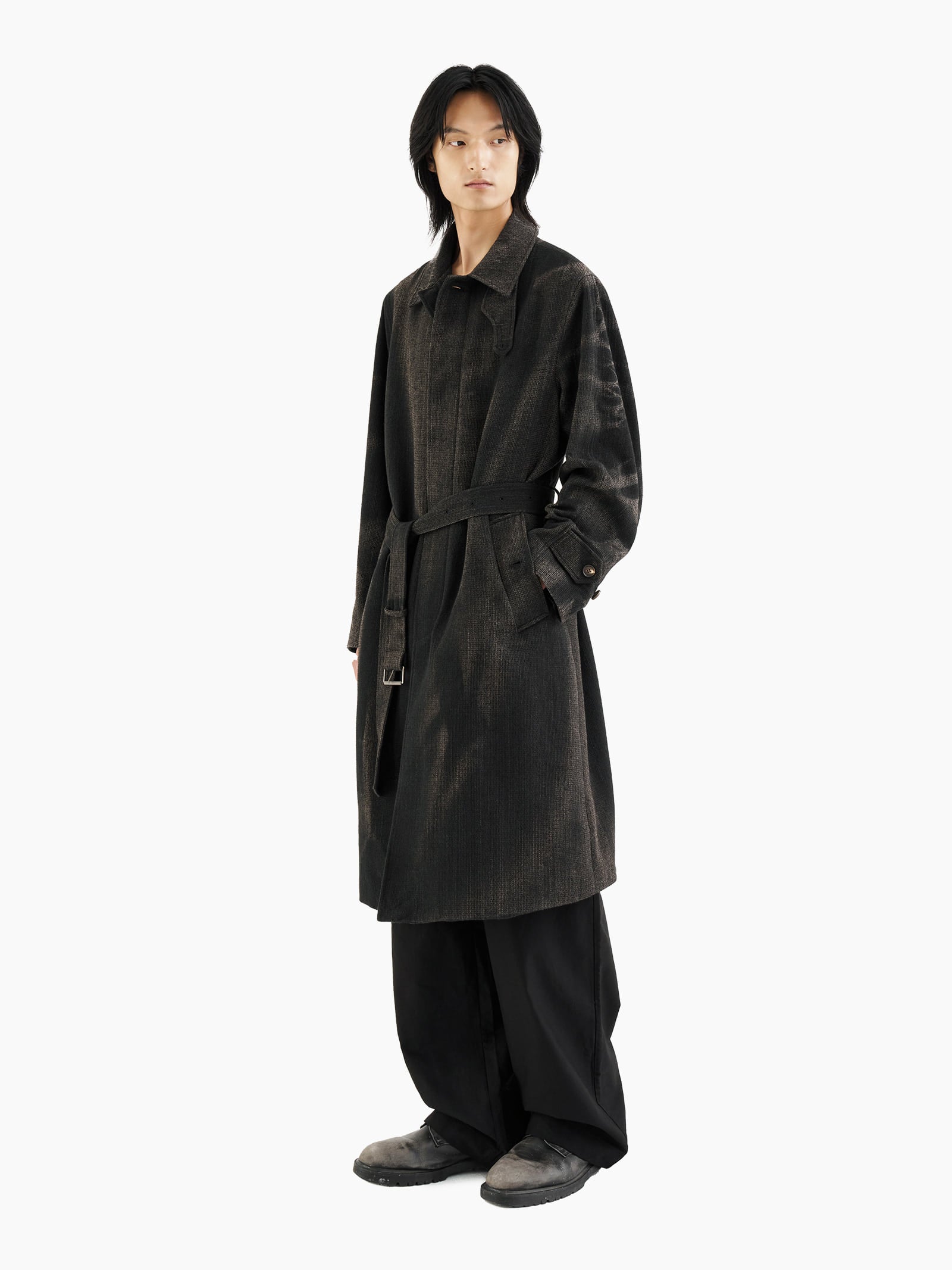 Jiyong Kim - Sun-Bleached Mac Coat (Ilmin Museum Of Arts) product image 1 | TRAB K-Fashion Australia