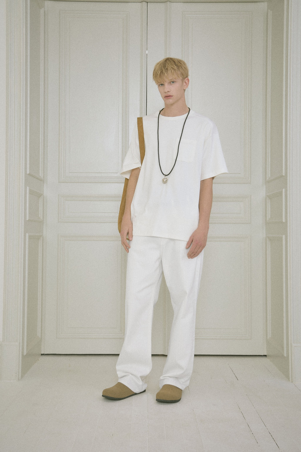 STU - Pocket T-Shirt (Ivory) product image 10 | TRAB K-Fashion Australia