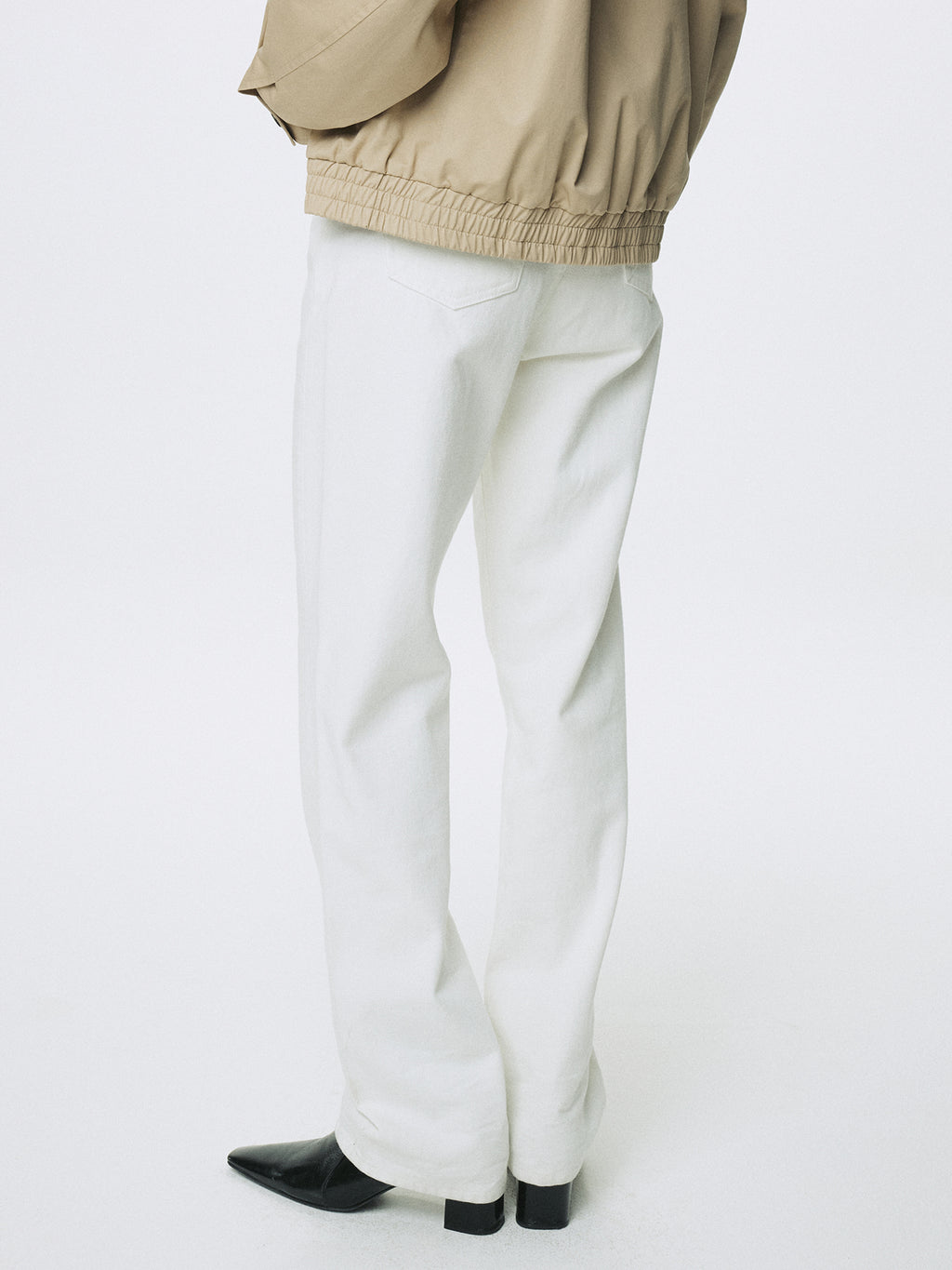 Tonywack - Twisted Seam Straight-Leg Denim Jeans (Off White) product image 8 | TRAB K-Fashion Australia