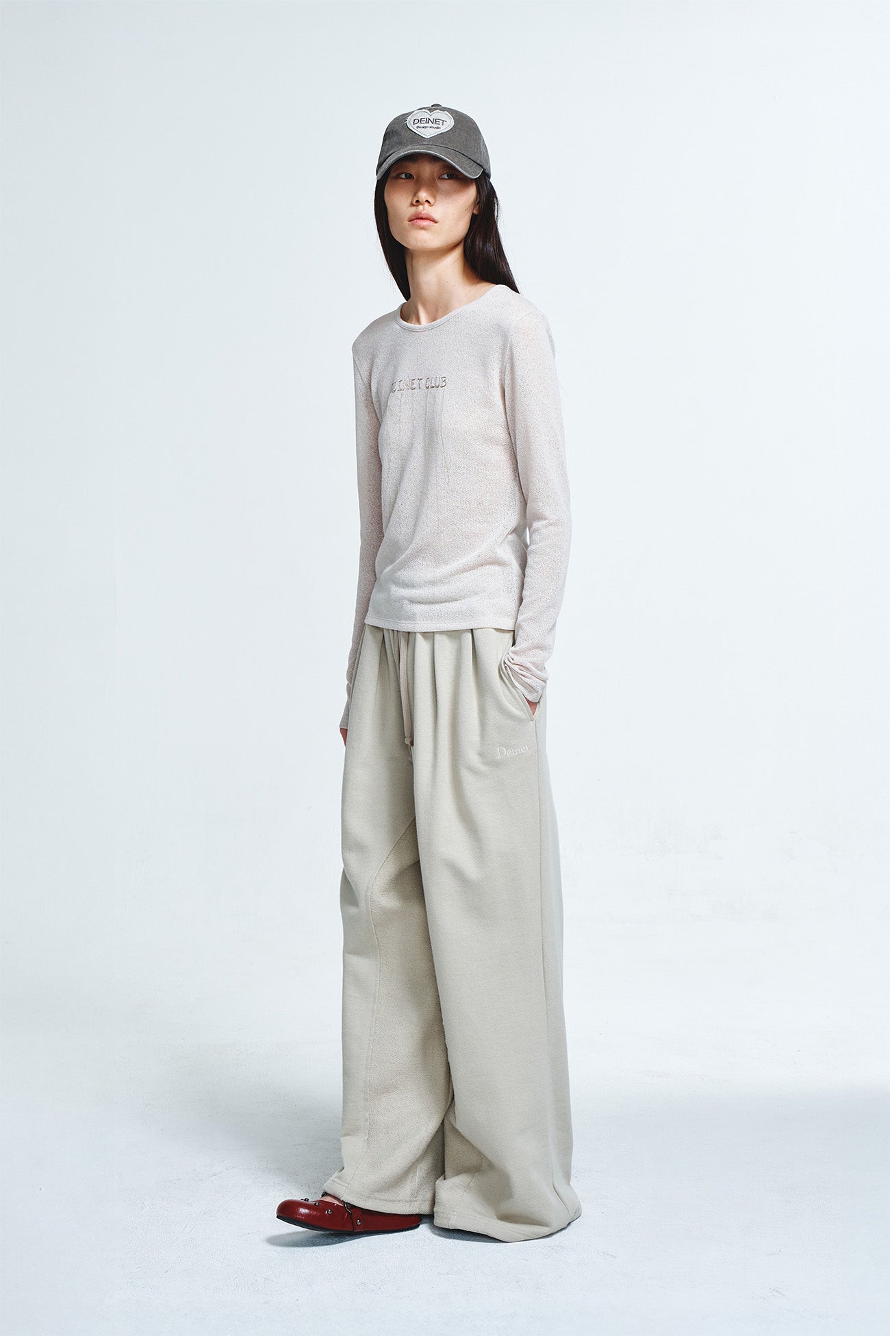 Deinet - Sheer Long Sleeve (Beige) product image 5 | TRAB K-Fashion Australia