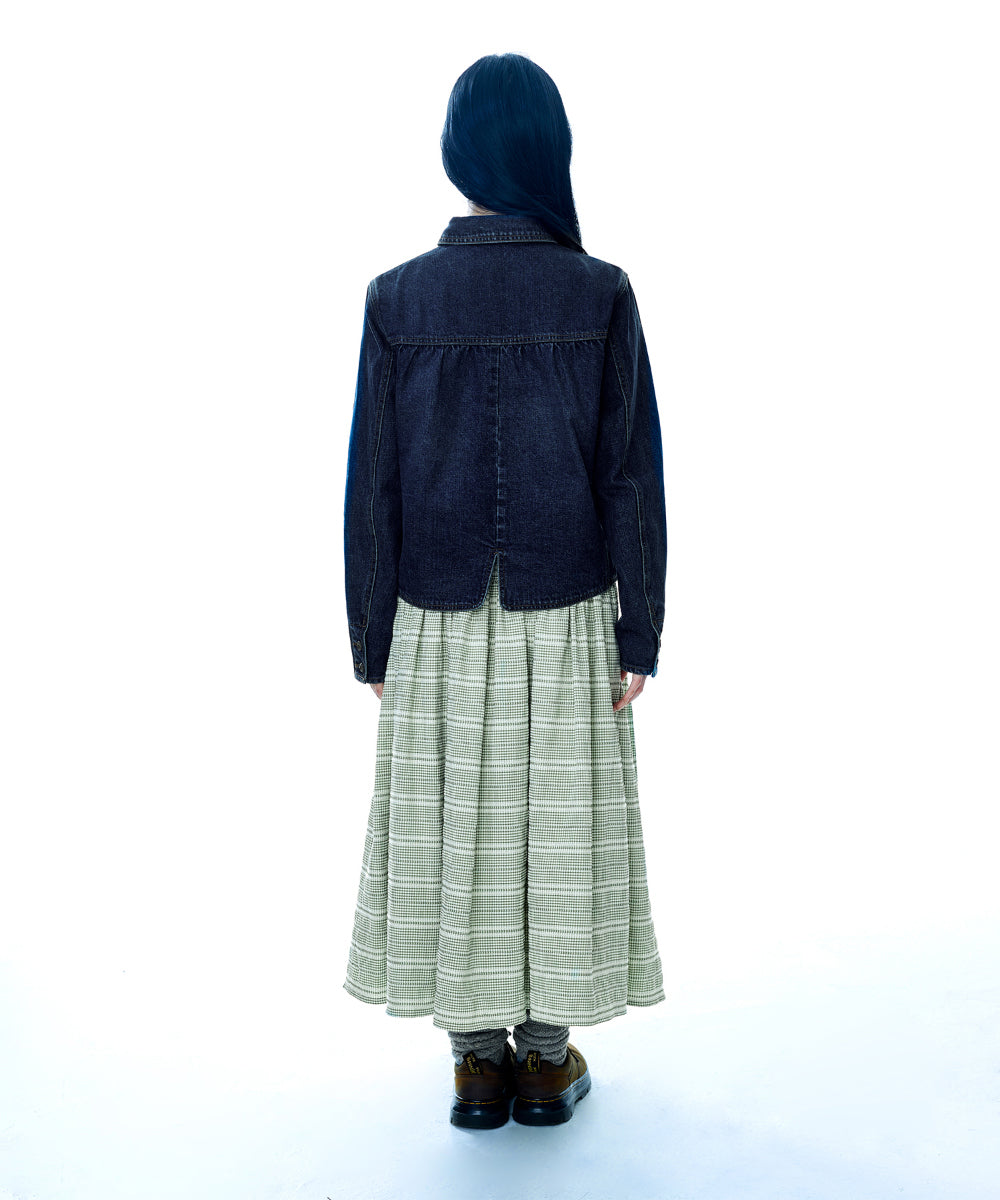 Coyseio - Wide Shirring Skirt (Light Green) product image 14 | TRAB K-Fashion Australia