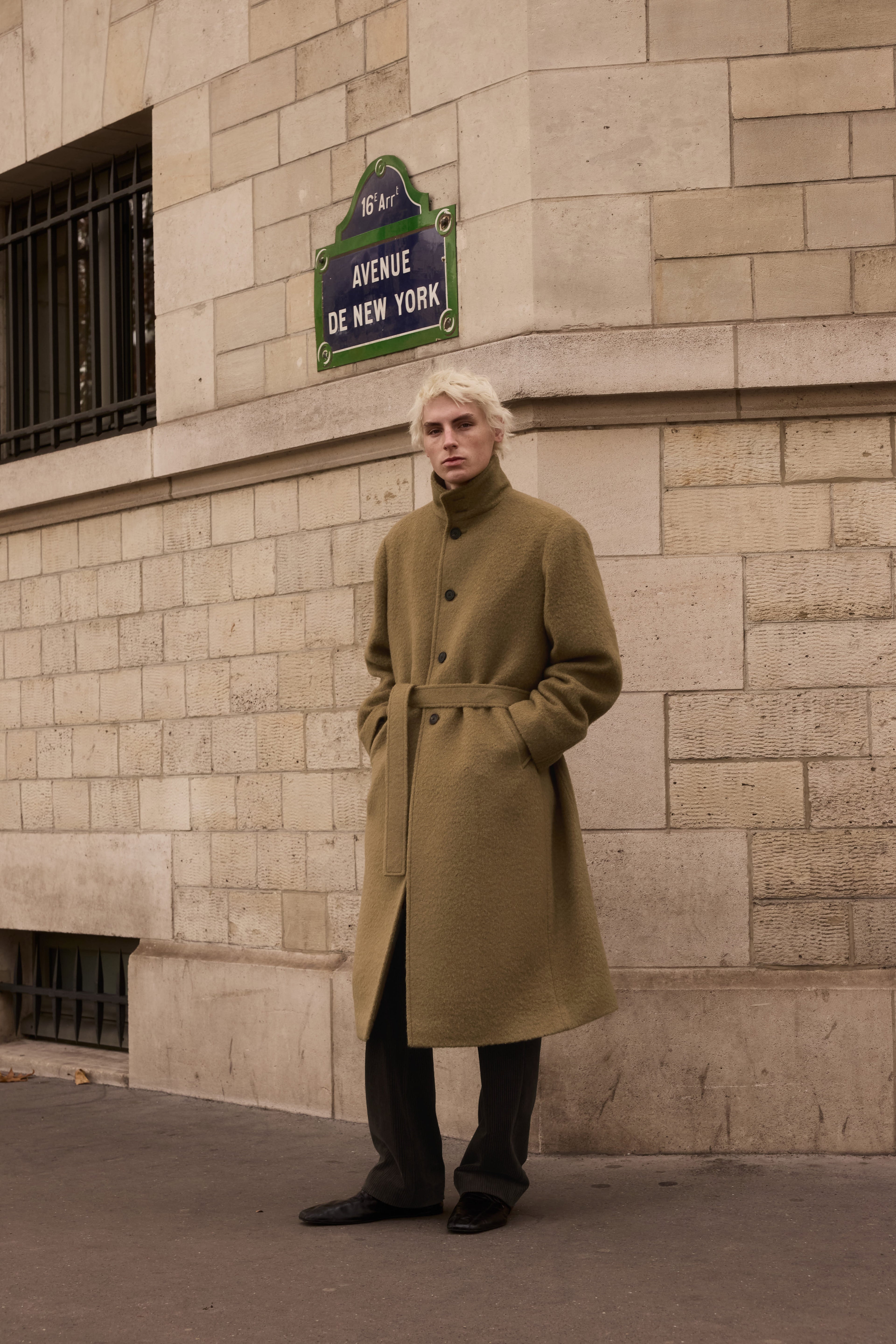 STU - High Neck Alpaca Mac Coat In (Camel) product image 1 | TRAB K-Fashion Australia