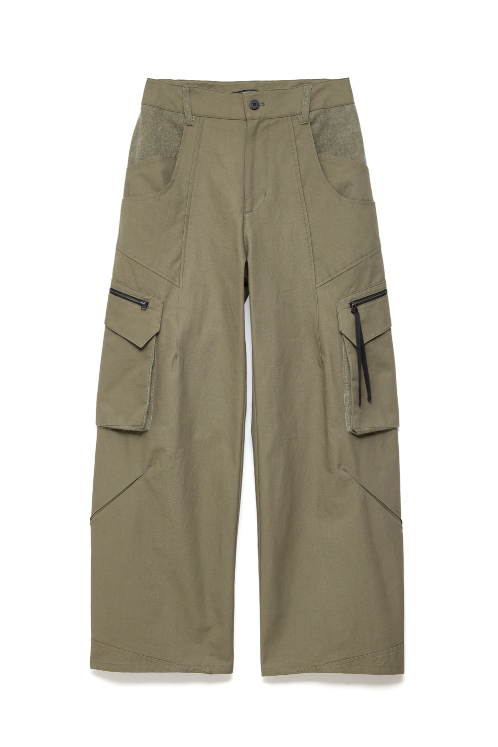 Hatchingroom - Darted Cargo Pants (Dark Beige) product image 1 | TRAB K-Fashion Australia