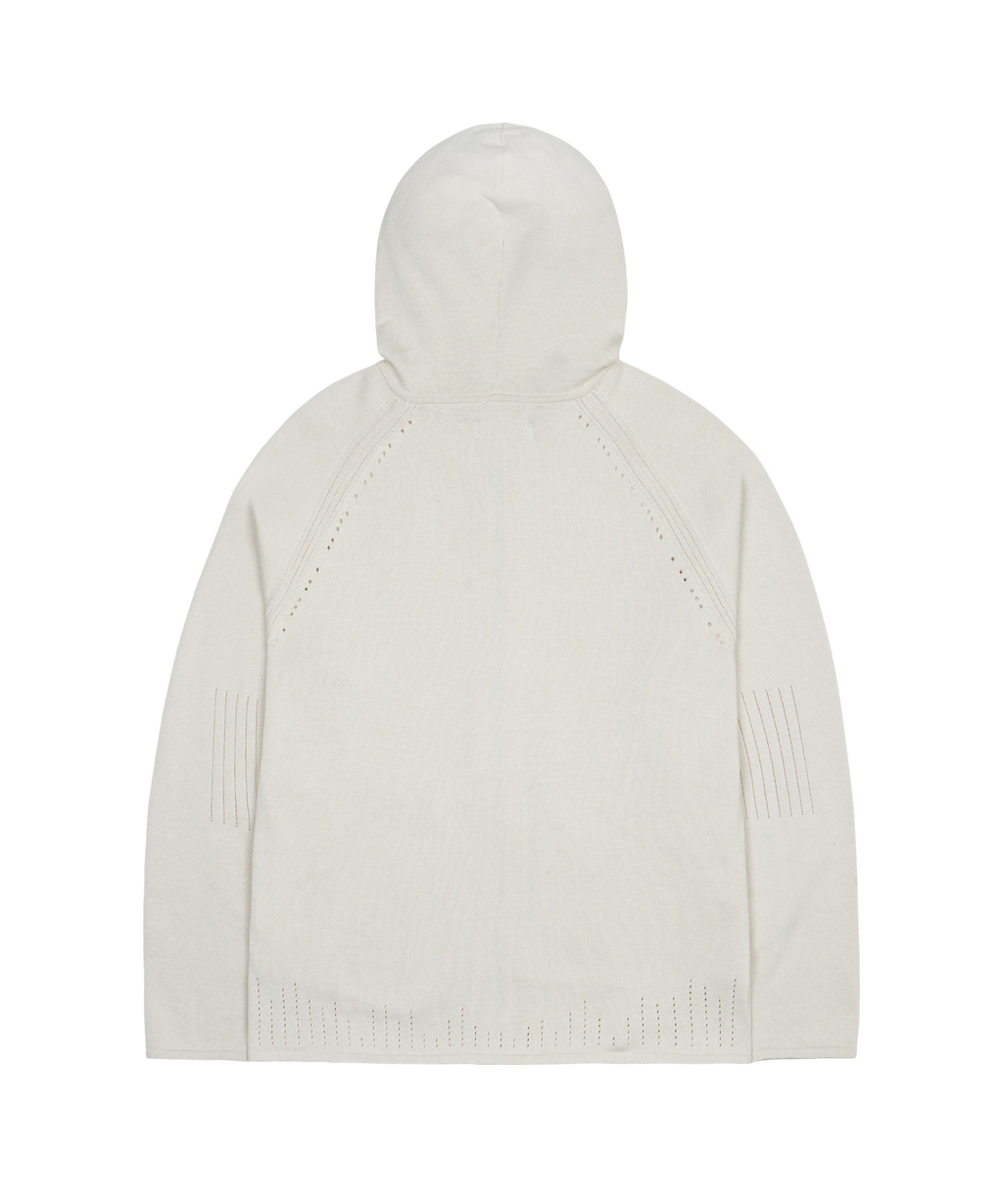 San San Gear - Knit Zip-Up Hoodie (Beige) product image 5 | TRAB K-Fashion Australia