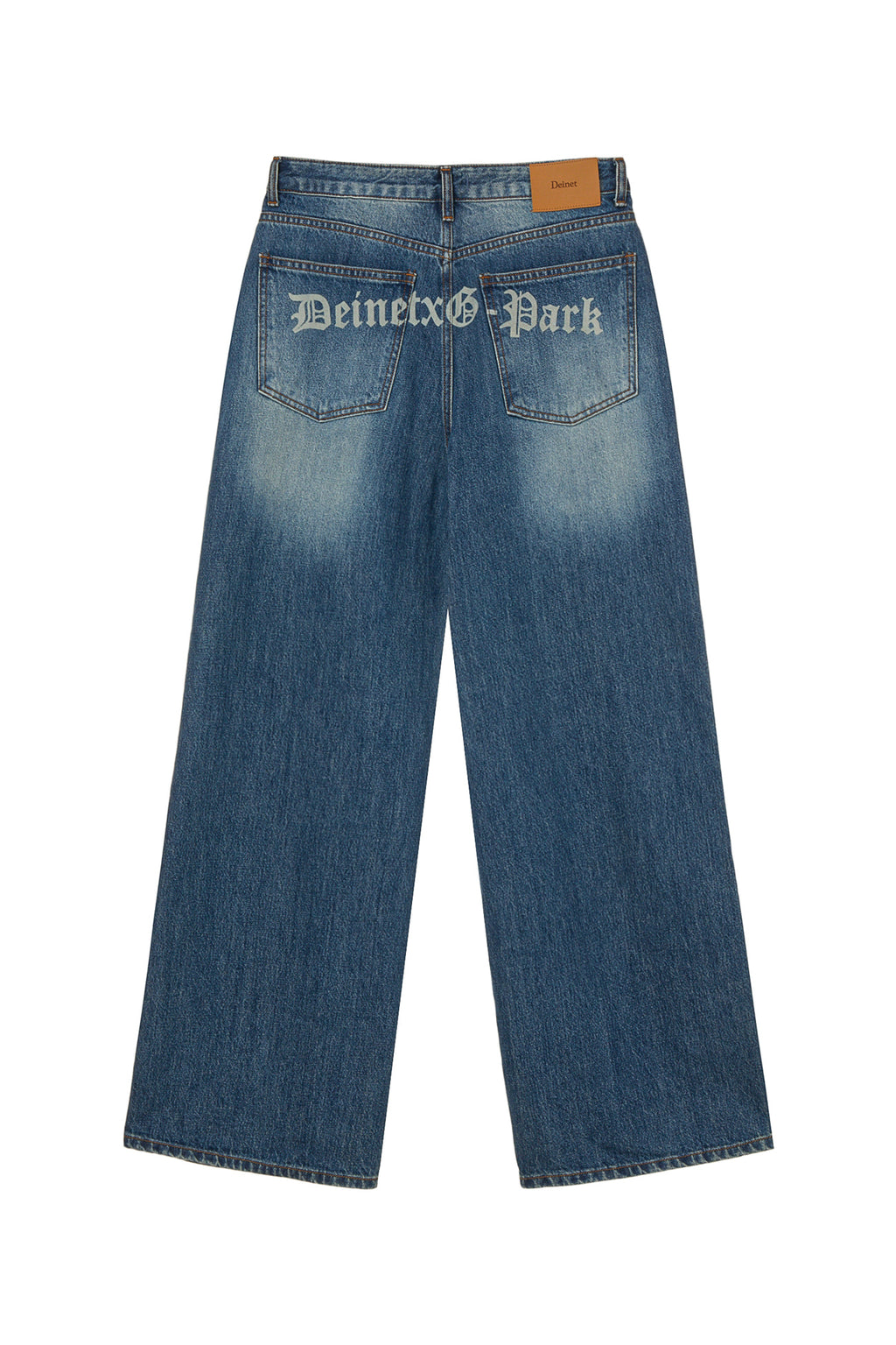 Deinet - Dj Park Back Lettering Denim (Blue) product image 2 | TRAB K-Fashion Australia