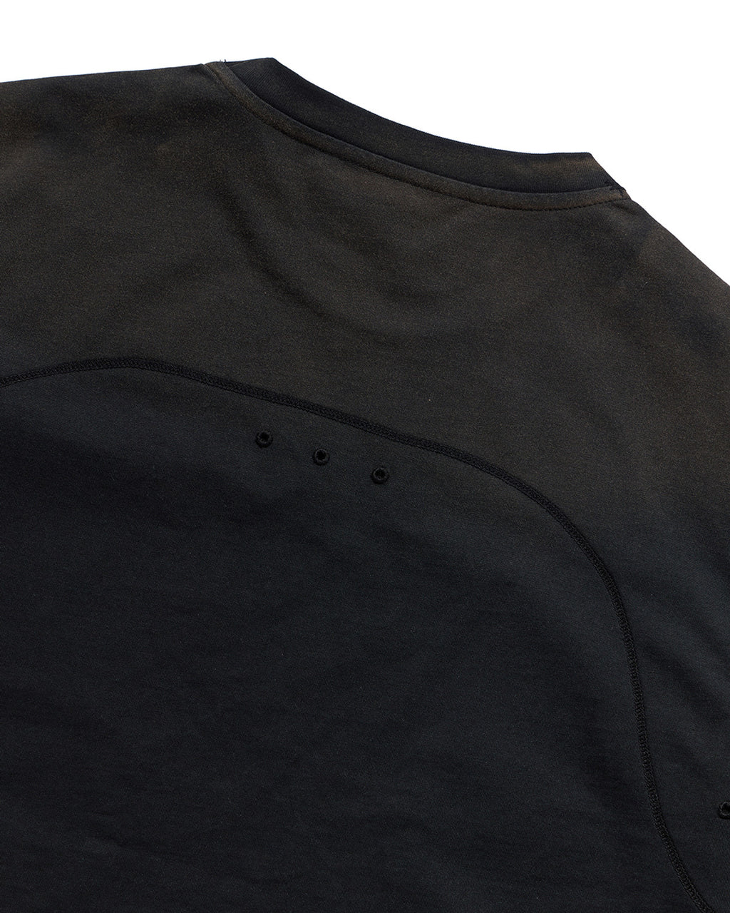 Eastlogue - Cover Stitch Half T-shirts (Black) product image 4 | TRAB K-Fashion Australia