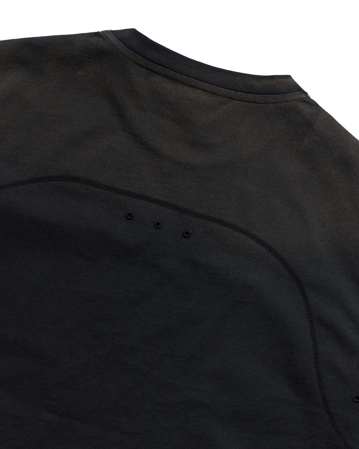 Eastlogue - Cover Stitch Half T-shirts (Black) product image 4 | TRAB K-Fashion Australia