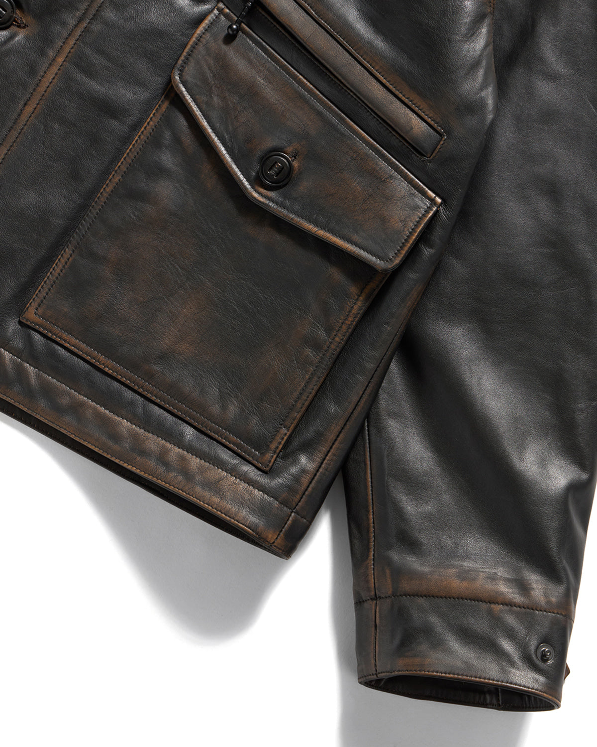 Eastlogue - Mk3 Leather Jacket (Vintage Black) product image 5 | TRAB K-Fashion Australia