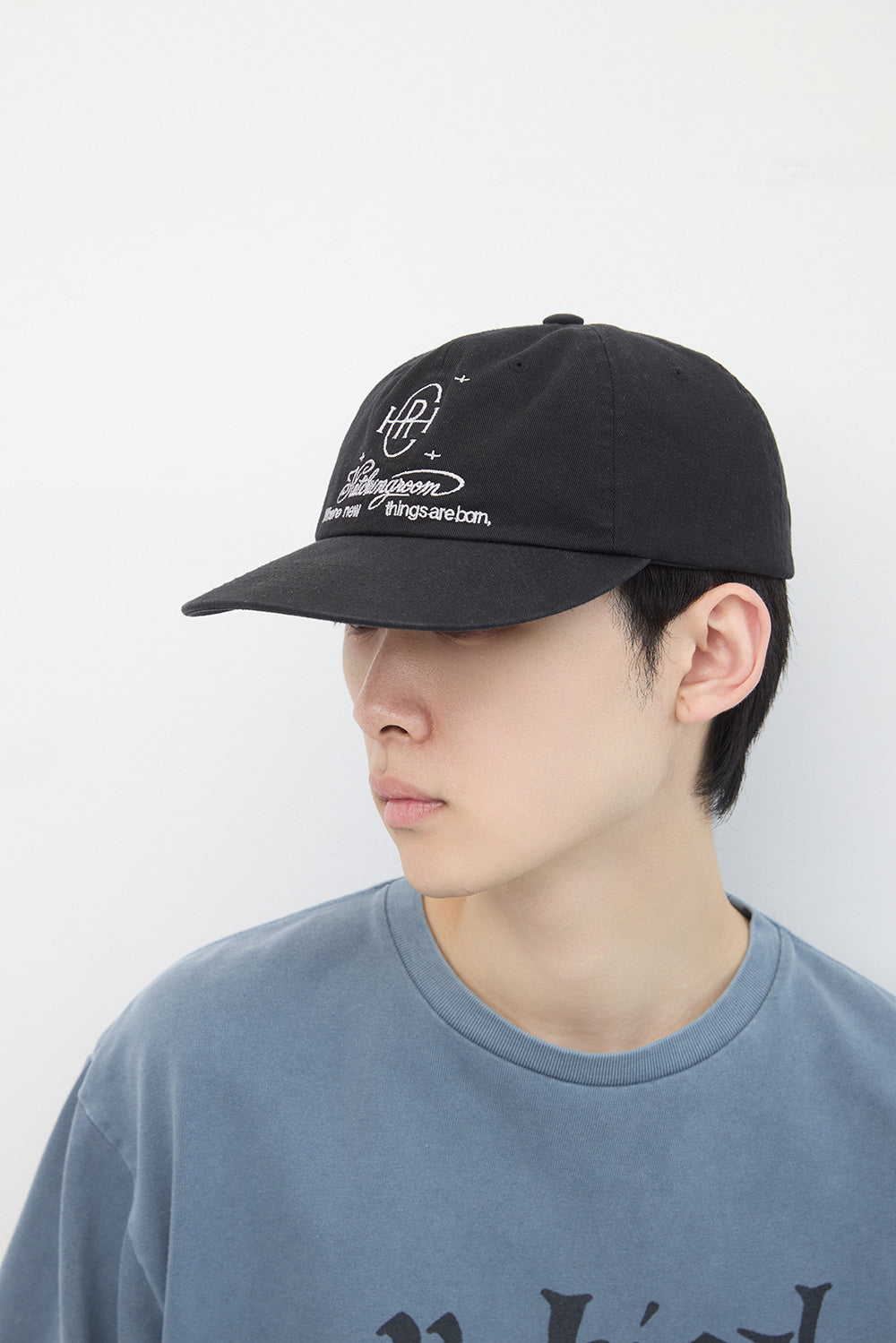 Hatchingroom - Logo Cap (Washed Black) product image 10 | TRAB K-Fashion Australia