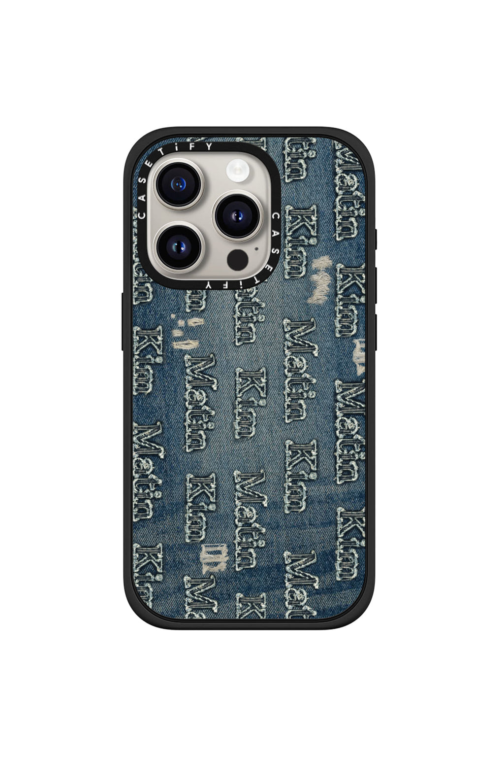 Matin Kim - Matin Kim X Casetify Denim Case (Blue) product image 3 | TRAB K-Fashion Australia