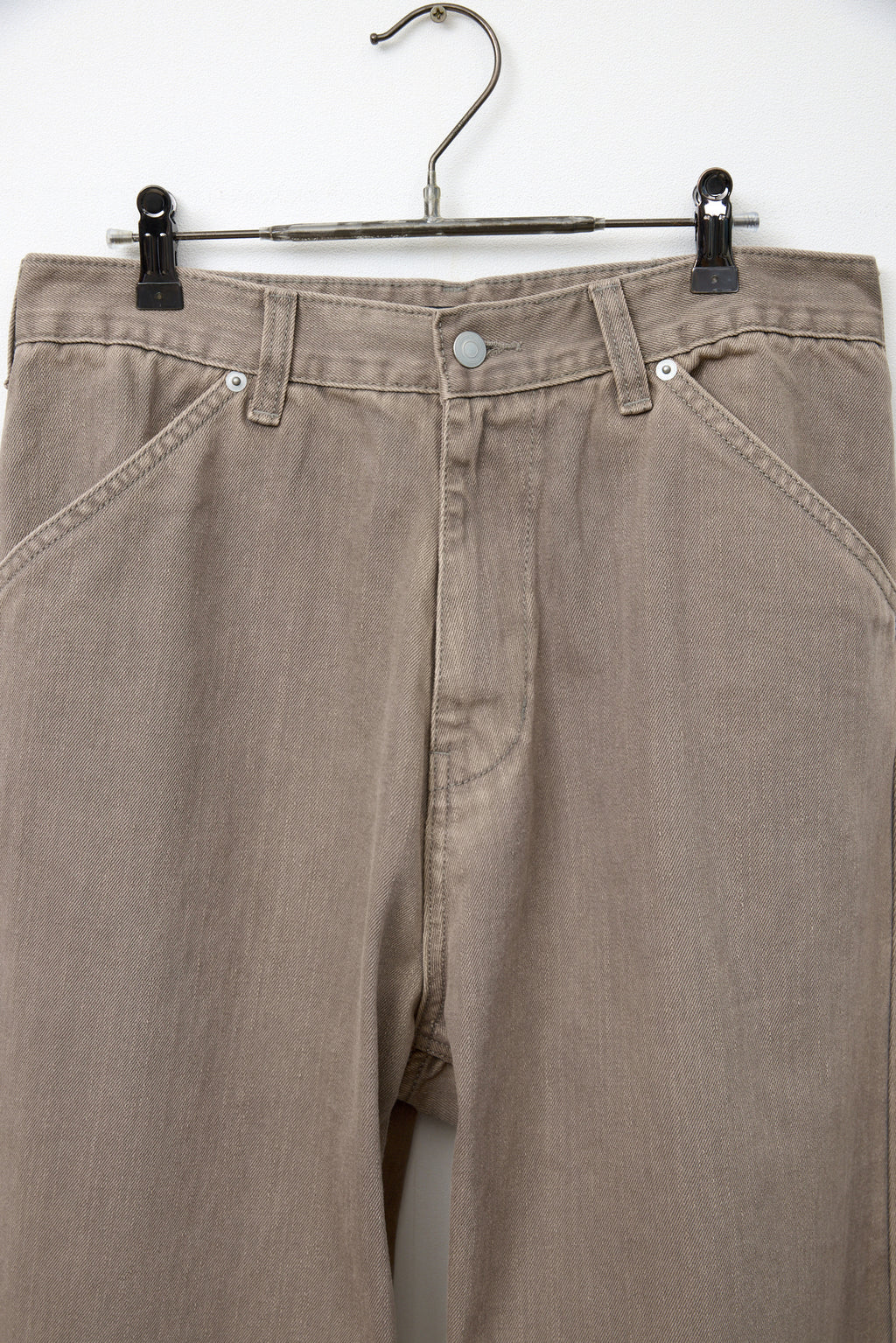 Hatchingroom - Curve Jeans Washed (Beige) product image 4 | TRAB K-Fashion Australia