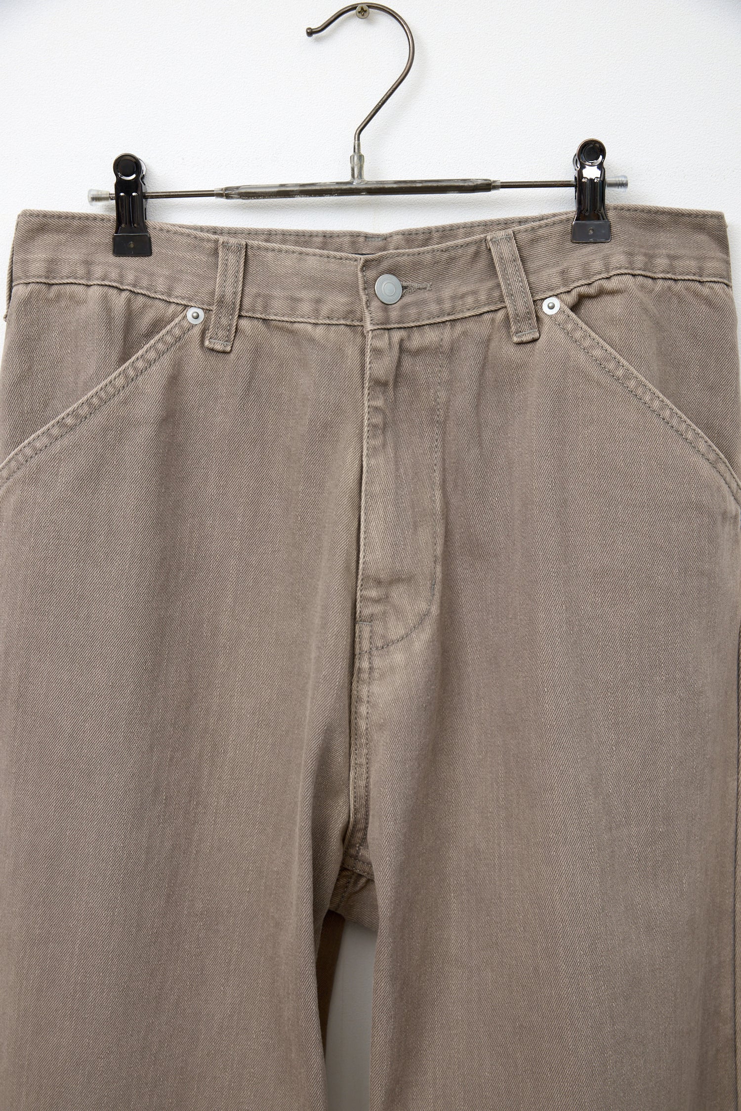 Hatchingroom - Curve Jeans Washed (Beige) product image 4 | TRAB K-Fashion Australia