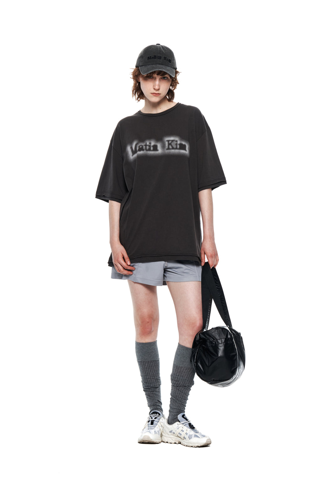 Matin Kim - Track Short Pants (Light Grey) product image 8 | TRAB K-Fashion Australia