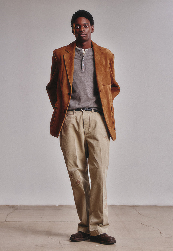 Art if acts - Goat Suede Blazer (Cognac) product image 4 | TRAB K-Fashion Australia