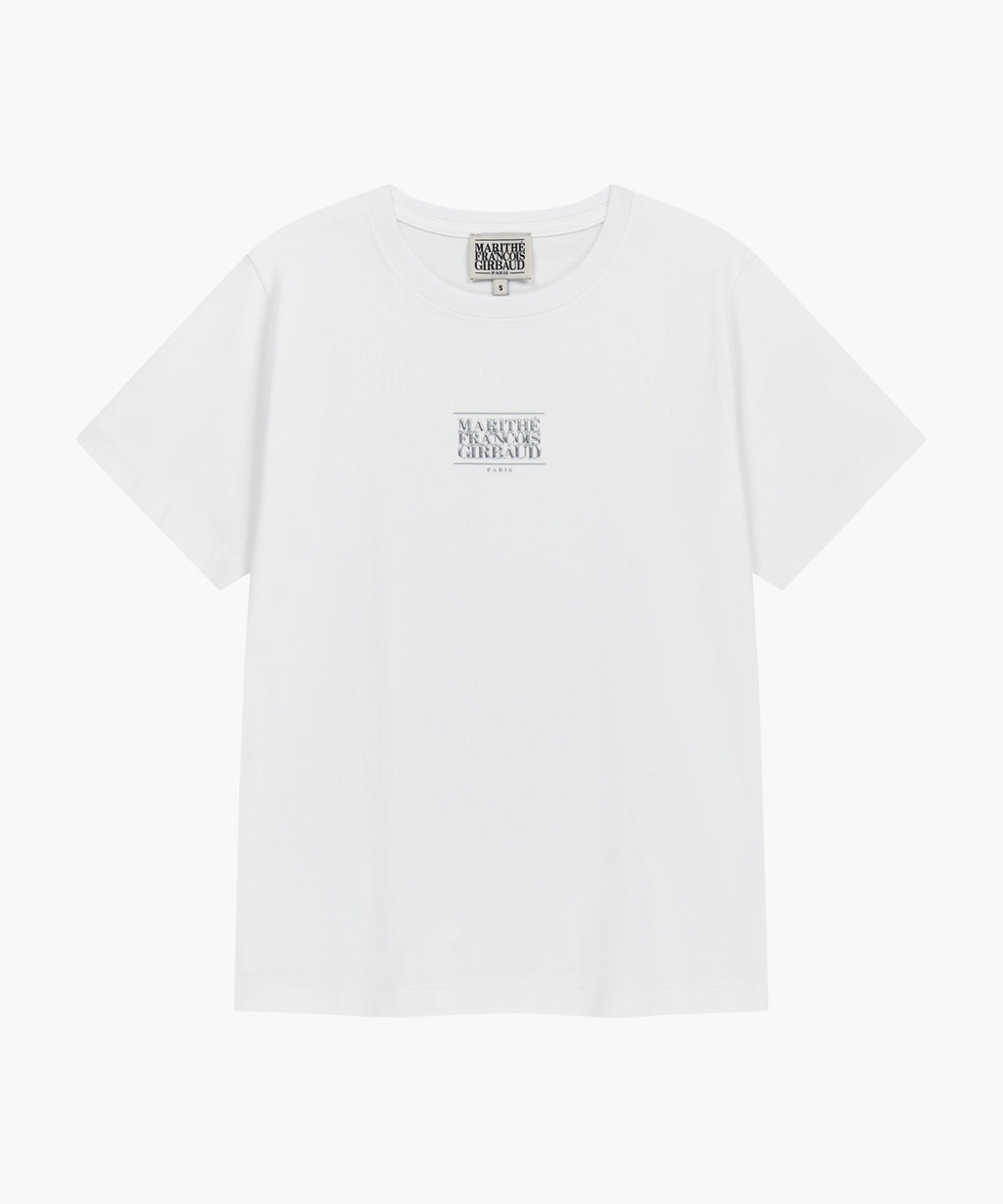 Marithe & Francois Girbaud - Small Classic Logo Tee (White) product image 6 | TRAB K-Fashion Australia