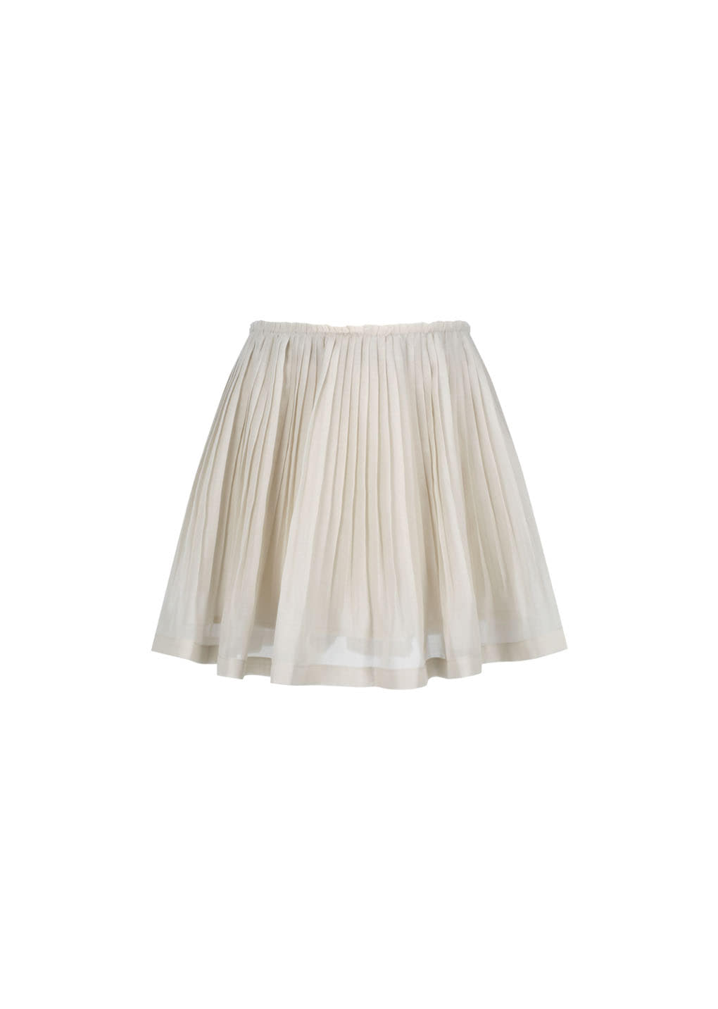 Amomento - Pleated Mini Skirt (Beige) product image 2 | TRAB K-Fashion Australia