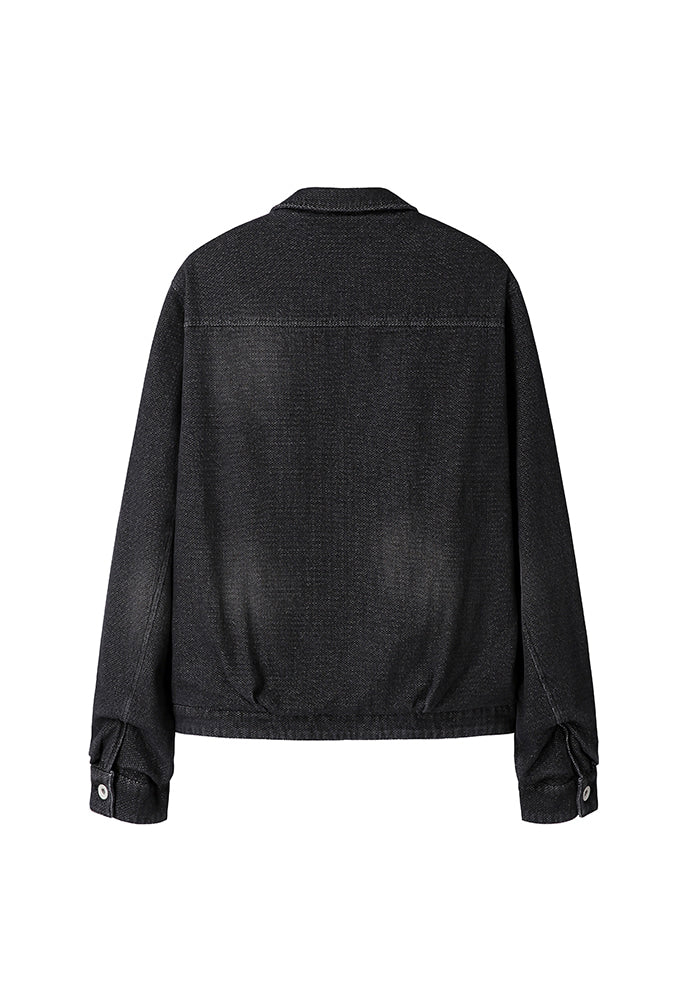 Art if acts - Traditional Fabric Dyed Blouson (Faded Black) product image 7 | TRAB K-Fashion Australia