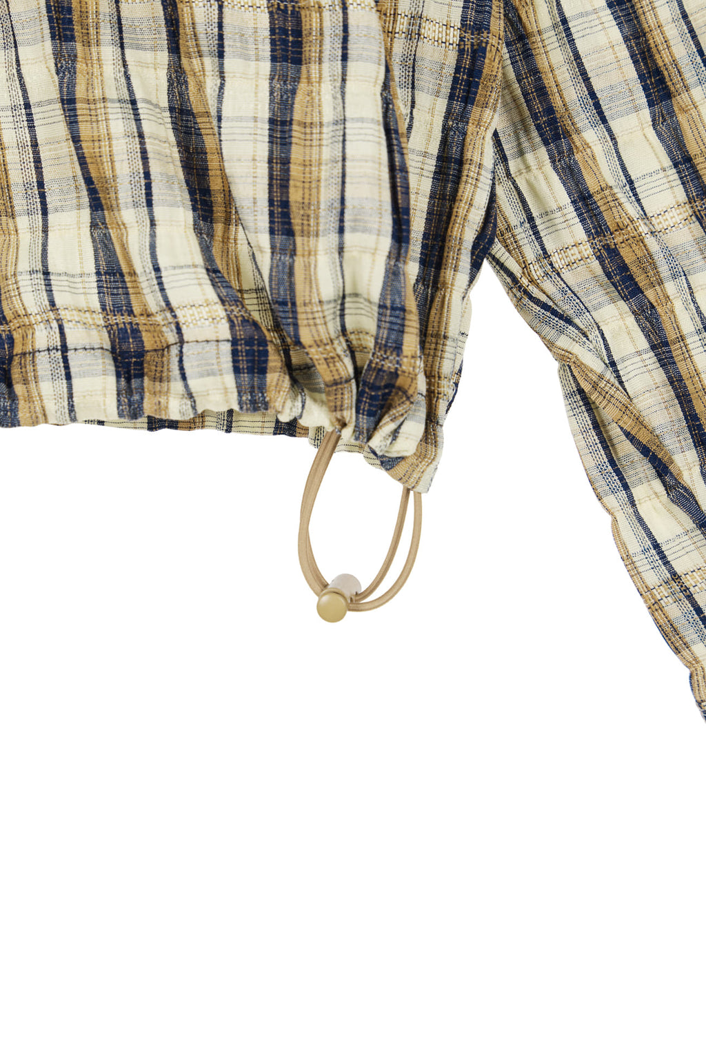 Deinet - Deinet Back Logo Check Hoodie Shirts (Brown) product image 7 | TRAB K-Fashion Australia