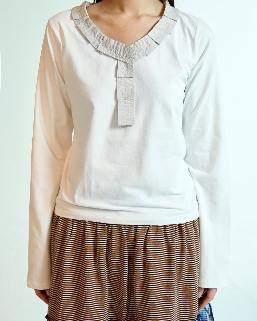 Coyseio - Strap Long Sleeve (Ivory) product image 8 | TRAB K-Fashion Australia