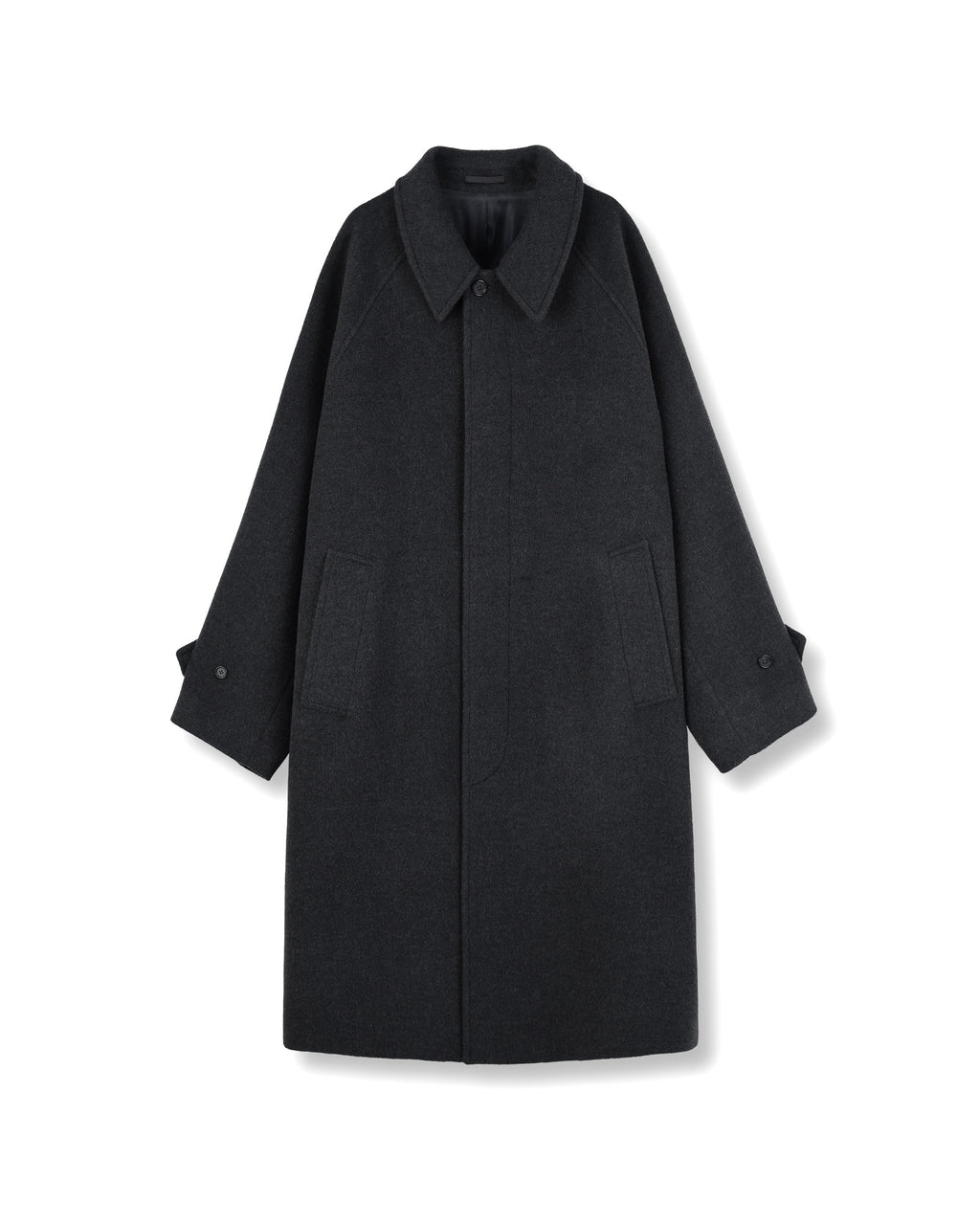 Brownyard - Balmacaan Coat (Charcoal) product image 5 | TRAB K-Fashion Australia