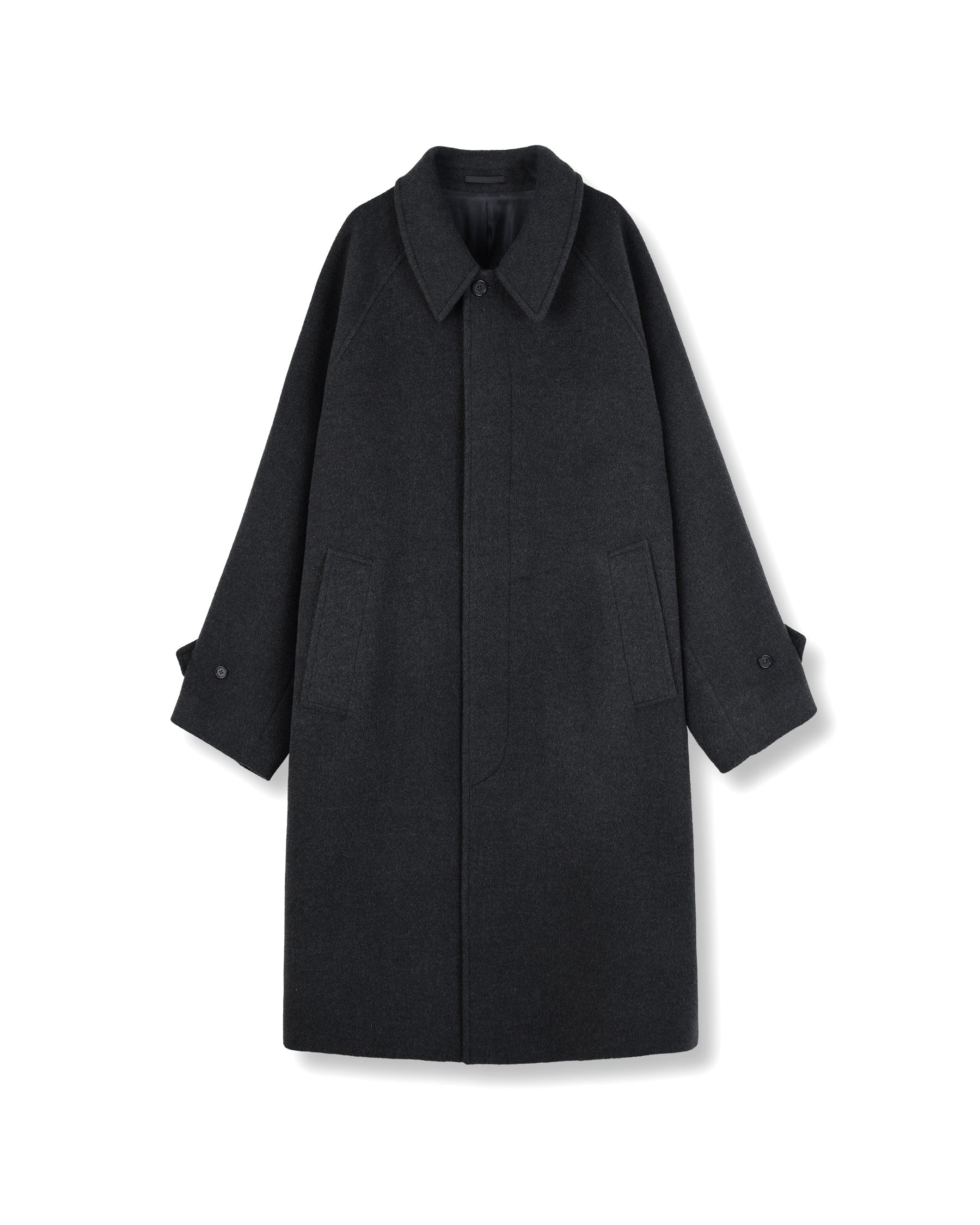 Brownyard - Balmacaan Coat (Charcoal) product image 5 | TRAB K-Fashion Australia